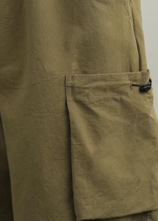 Casual Green High Waist hot pants Summer