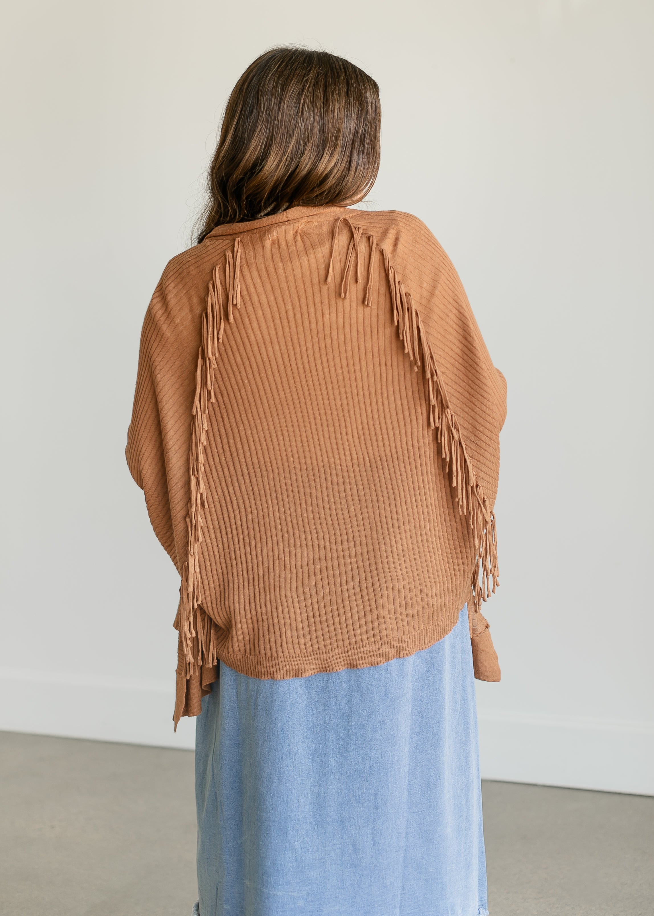 Positano Fringe Wrap Cardigan
