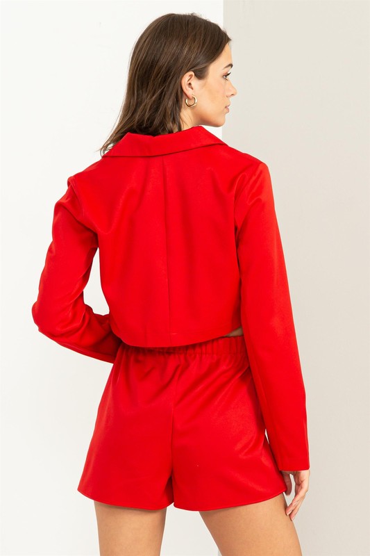 Make Your Mark Blazer in Red