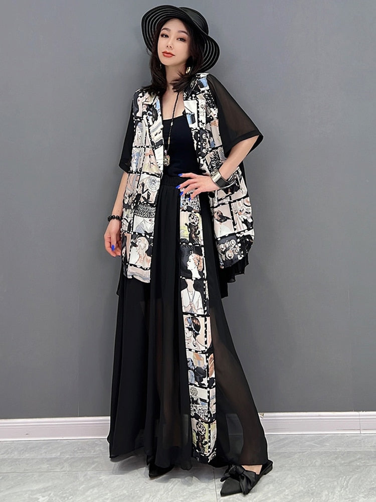 Katy Oversized Top & Skirt 2-Piece Set