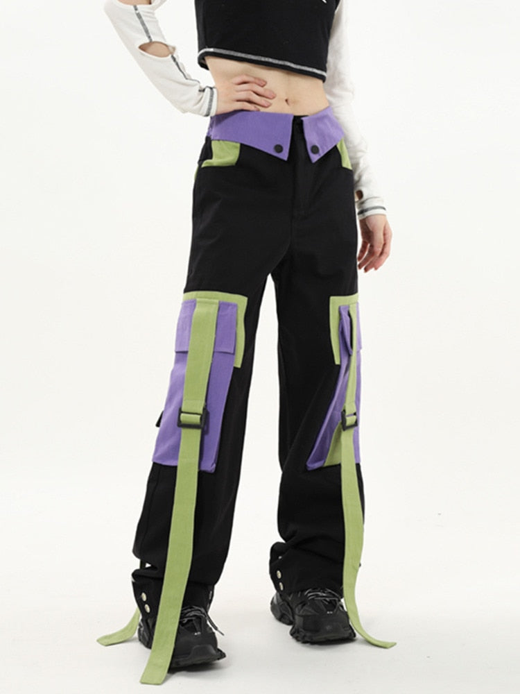 High Street Fashion Oversized Pocket Cargo Pants
