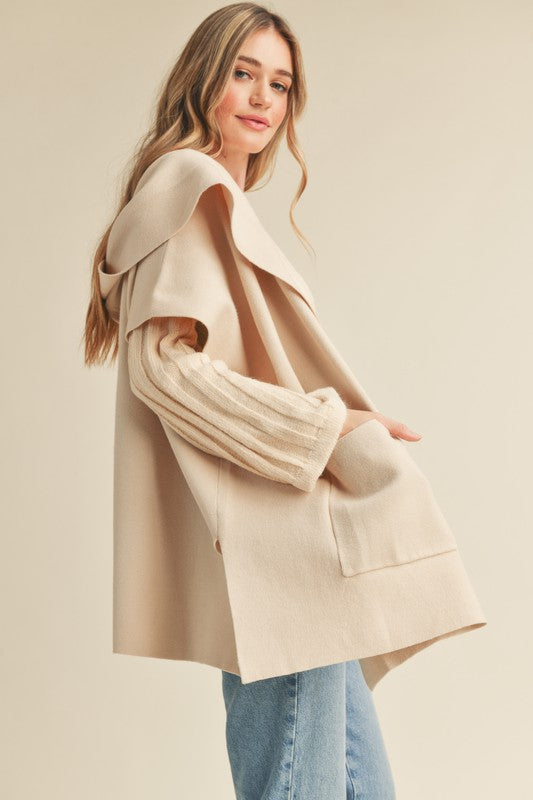 Sense Of Style Cardigan in Taupe