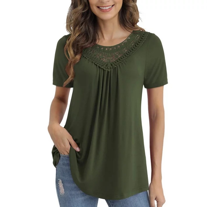 Women's Plus Size Tops Short Sleeve Shirt