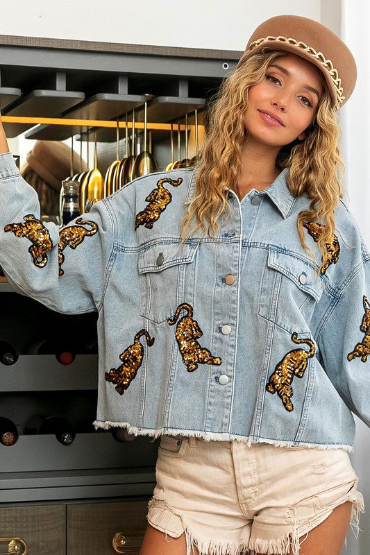 Wildin Out Denim Jacket