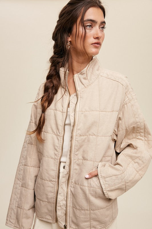 Here To Stay Jacket in Ivory