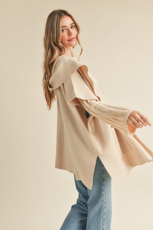 Sense Of Style Cardigan in Taupe