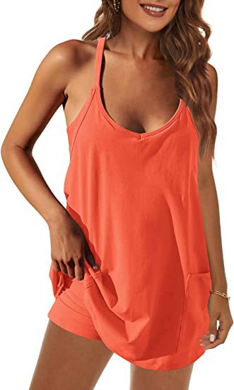 2023 Summer Wide Mini Dress - Built in Shorts