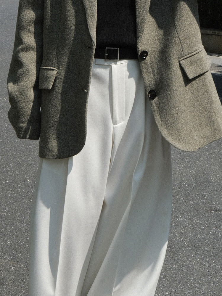 Classy Elegance Luxe Pleated Wide Leg Pants