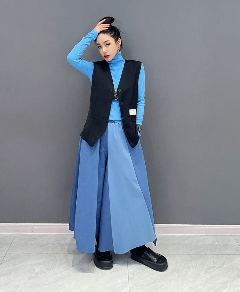 Luxury Haute Couture Extra Wide Leg Trouser Pants