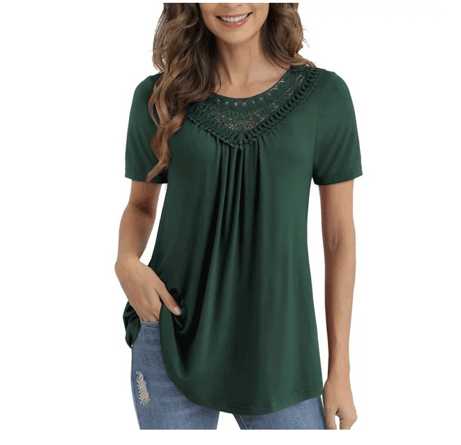 Women's Plus Size Tops Short Sleeve Shirt