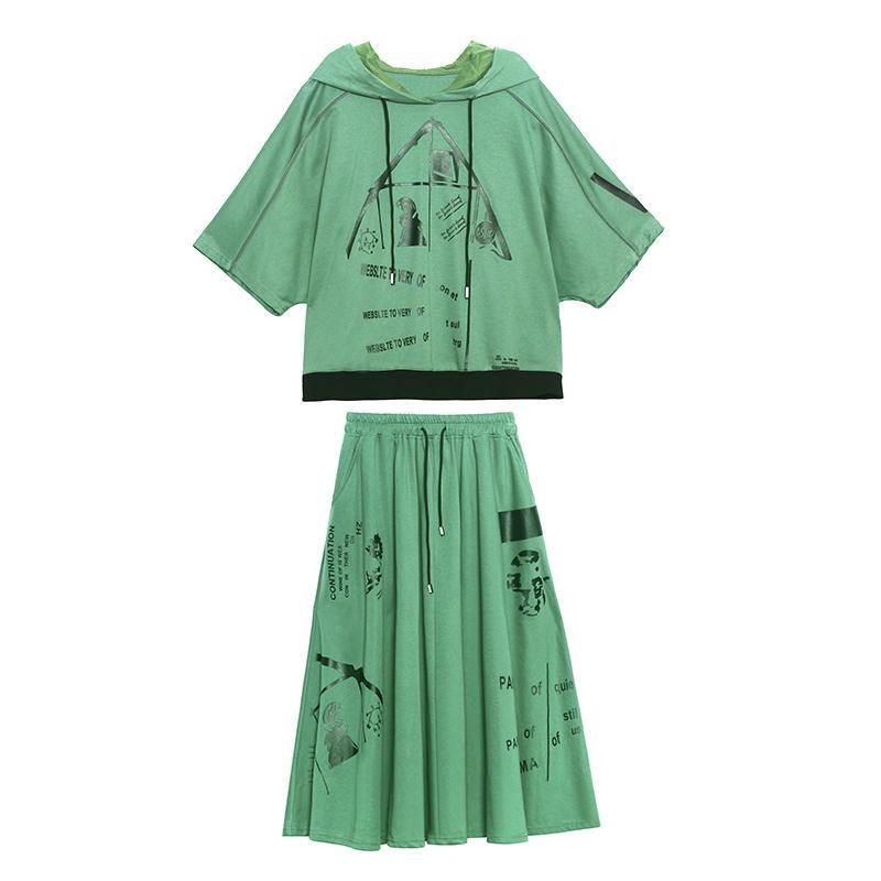 2021 New Spring Explosion Street Guard Two Piece Skirt