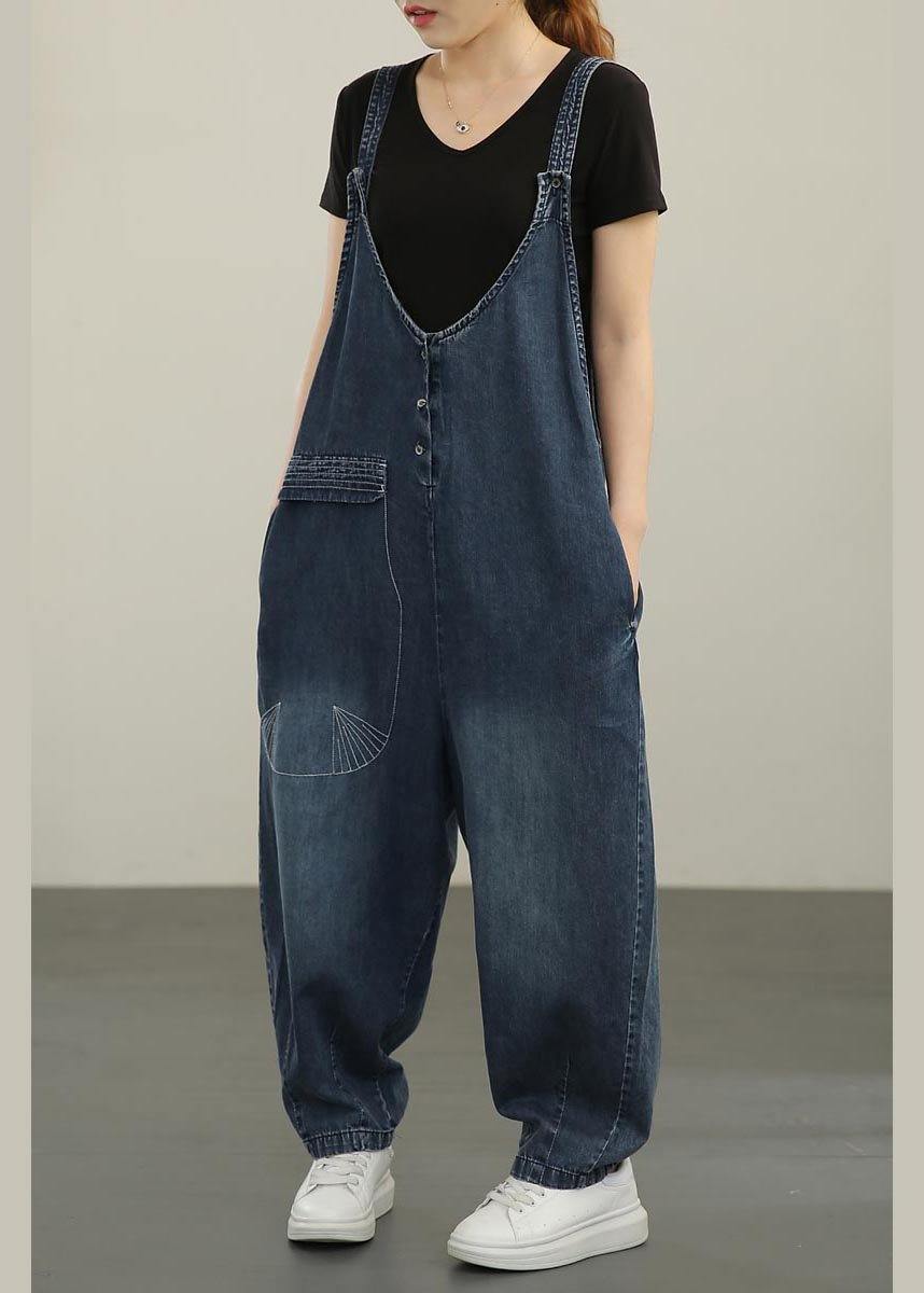 2021 Summer New Washed And Polished White Jumpsuit