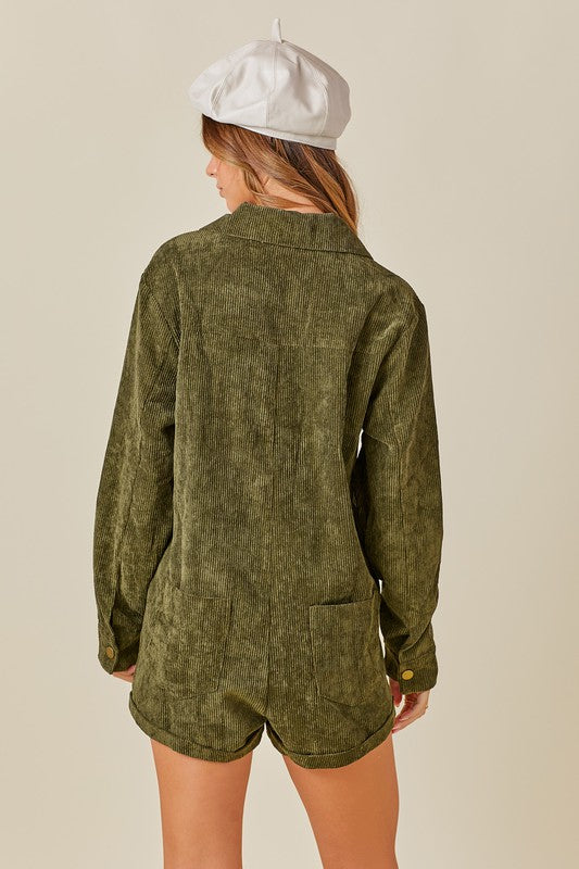 'Til You Can't Romper in Olive