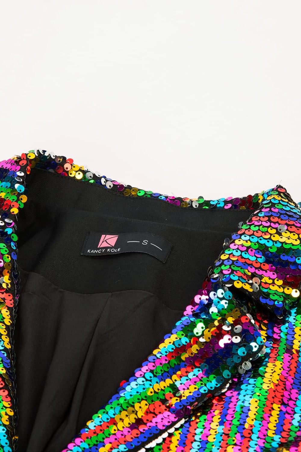 Sparkly Cardigan Coat with Pocket