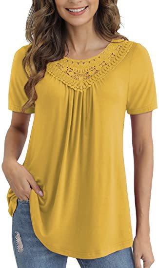 Women's Plus Size Tops Short Sleeve Shirt