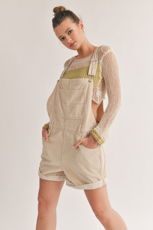 In Action Overalls in Oatmeal