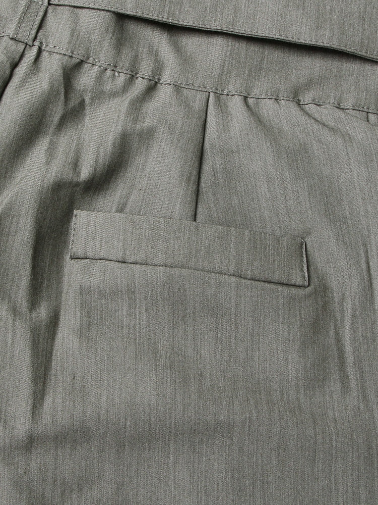 Daily Elegant Pleats Women's High Waist Wide Leg Trousers