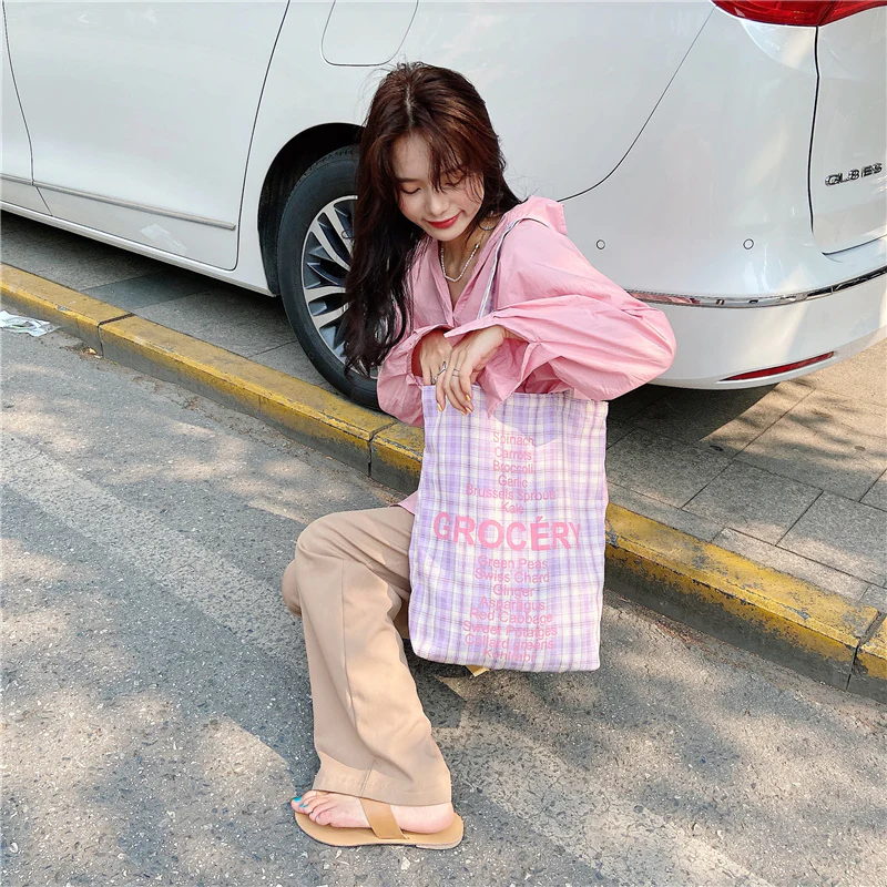 [Domestic immediate delivery] Grocery tote bag 0442