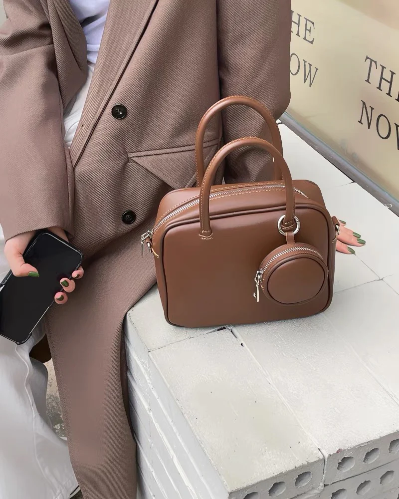 [Ready to ship] 2way square bag with mini pochette 0401