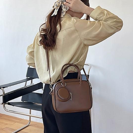 [Ready to ship] 2way square bag with mini pochette 0401