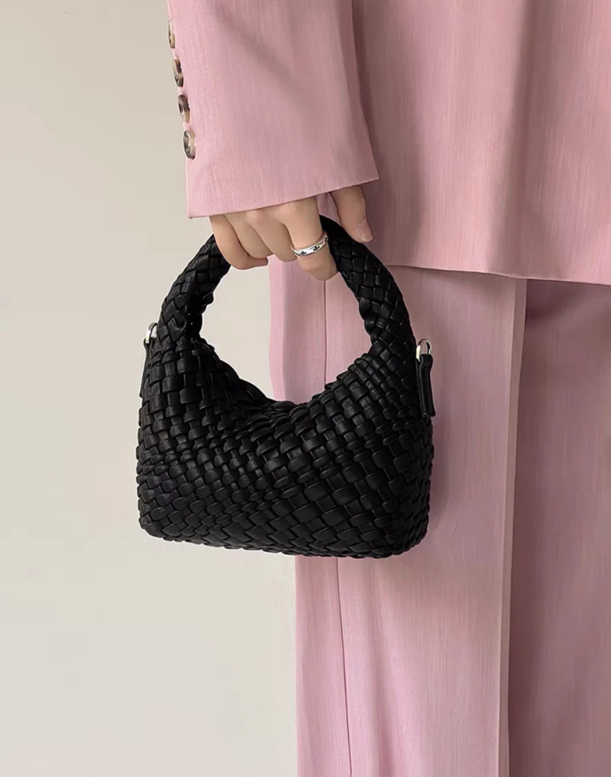 Braided mini shoulder bag 0885