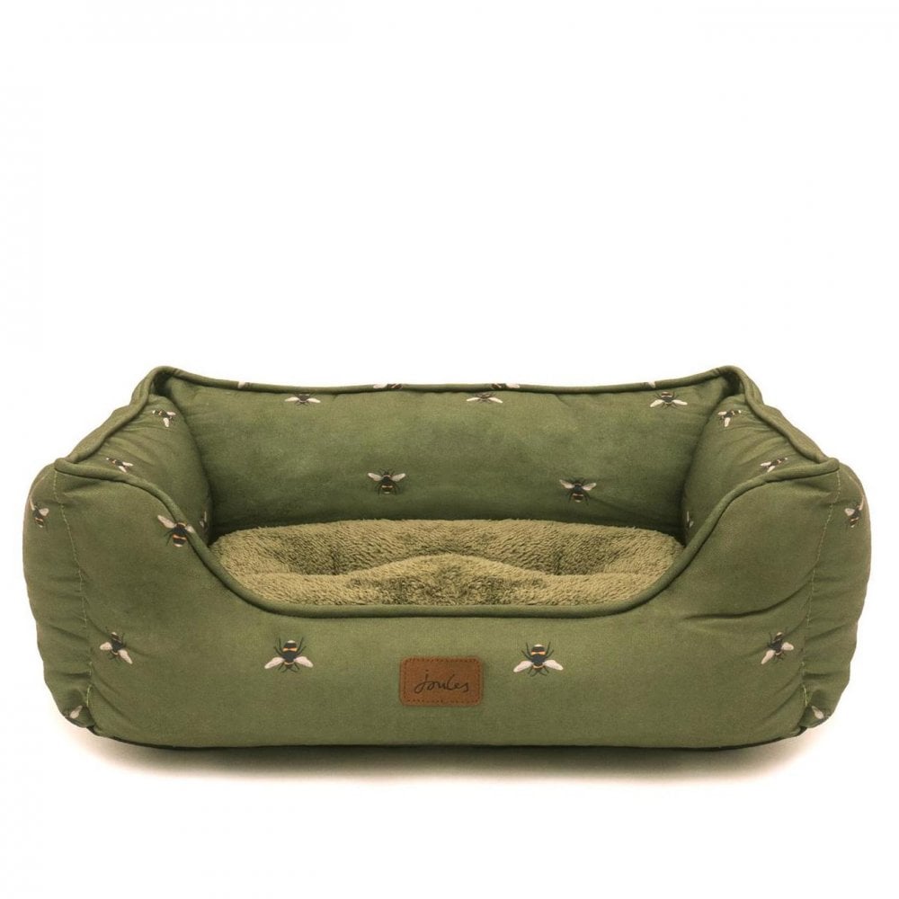 Joules Let Sleeping Dogs Lie Bumble Bee Print Dog Bed