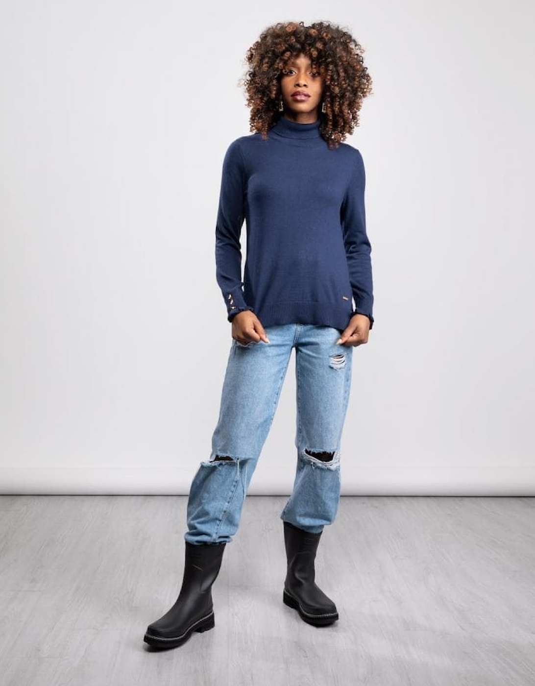 Joules Roll Neck Jumper Orianna