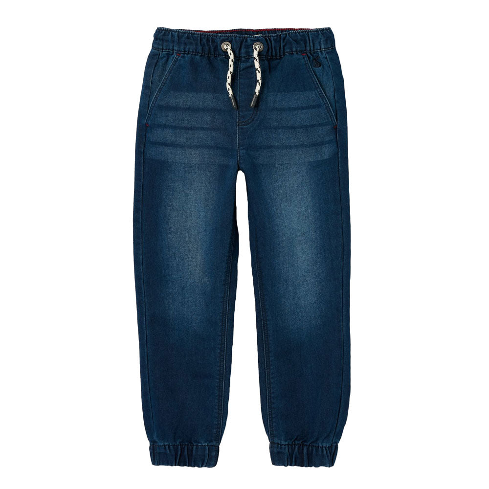 Joules Boy Logan Jersey Denim Jogger