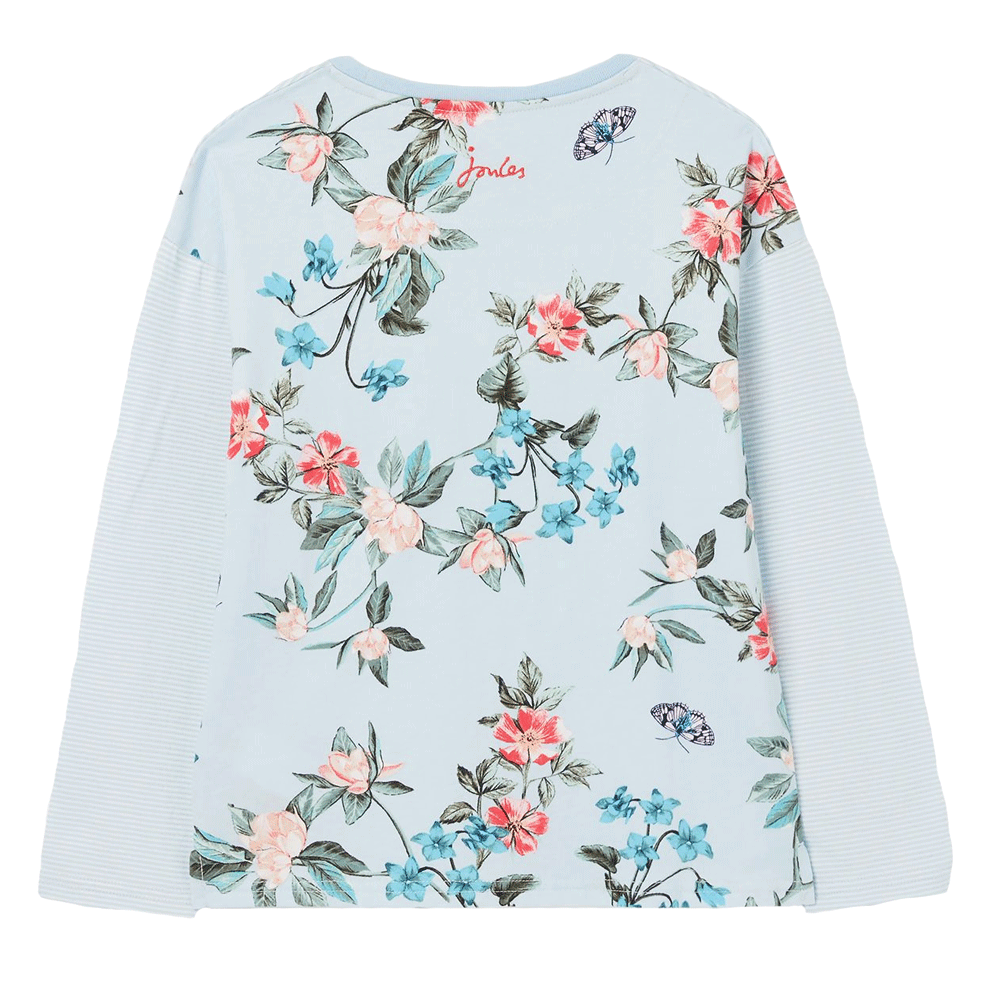 Joules Girls Bliss Long Sleeve Hotchpotch T-Shirt