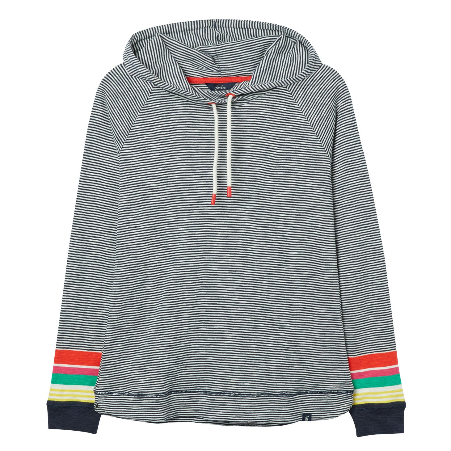 Joules Ladies Marlston Stripe Hooded Sweatshirt