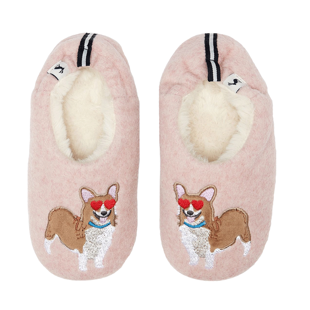 Joules Girls Junior Slippet Felt Mule with Applique Detail