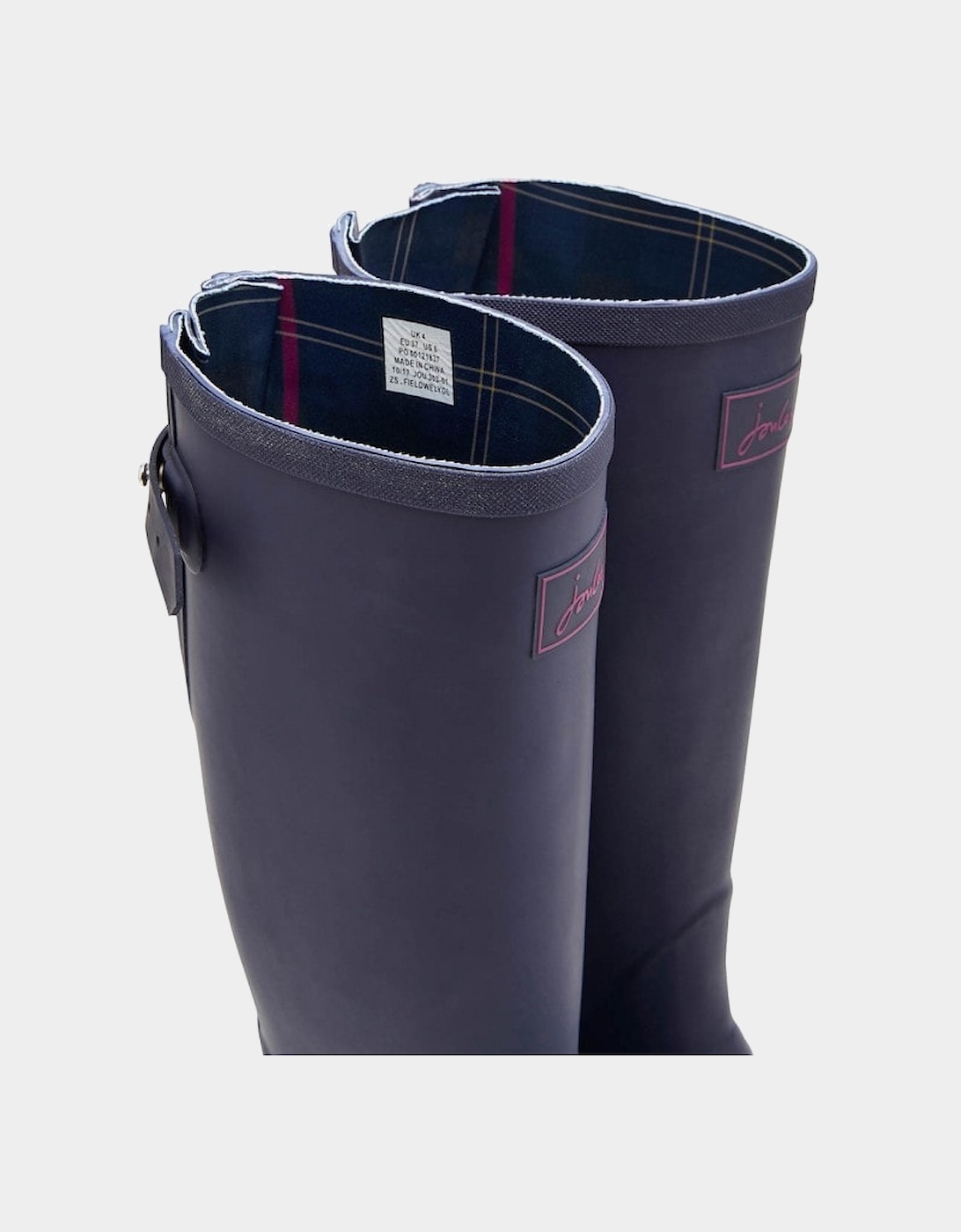 Joules Womens Field Adjustable Wellies (Navy)