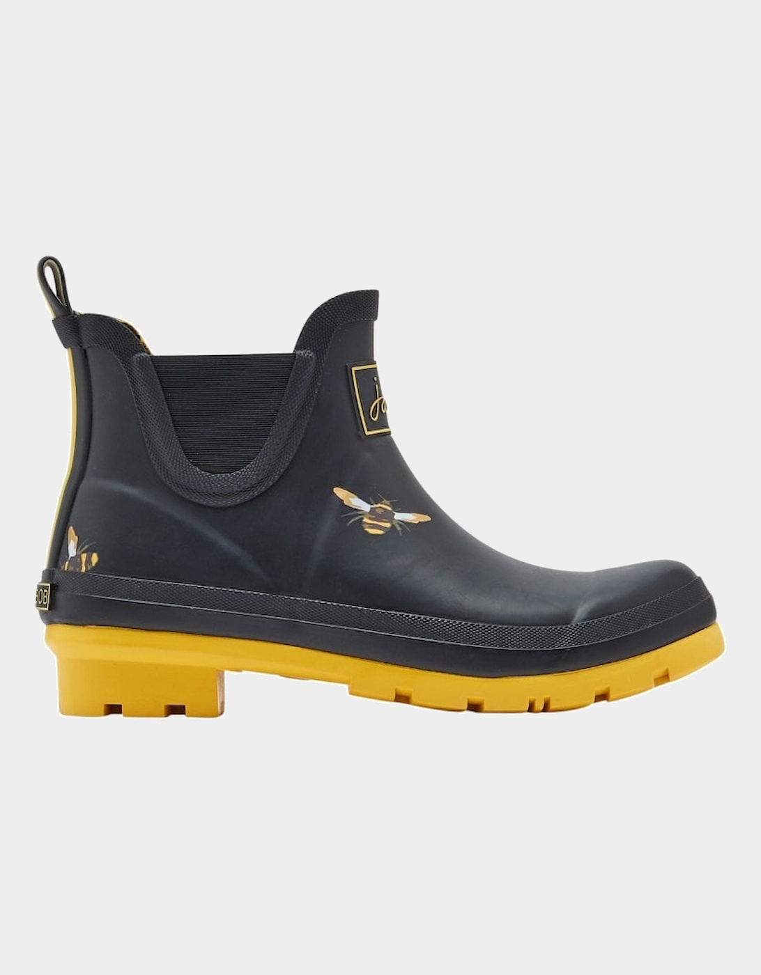 Joules Womens Wellibob Metallic Bees Wellingtons (Black)