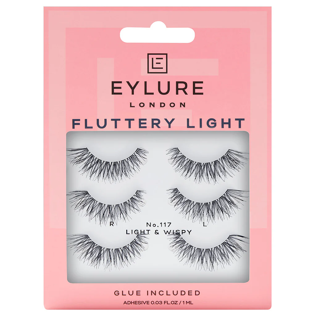 EYLURE FLUTTERY LIGHT LASHES MULTIPACK (3 PAIRS)