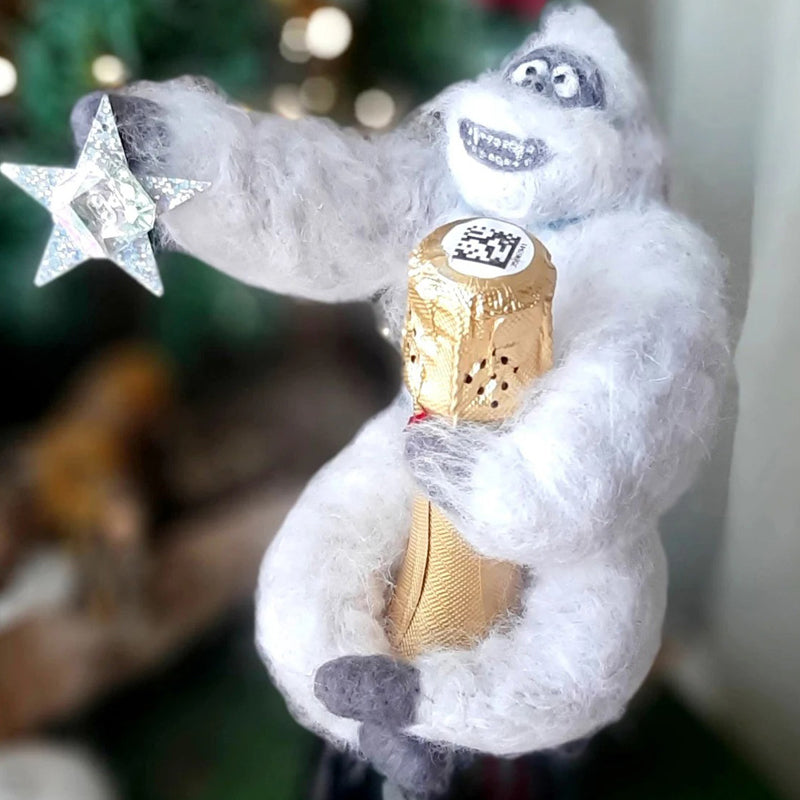 Christmas Tree Topper Abominable Snowman