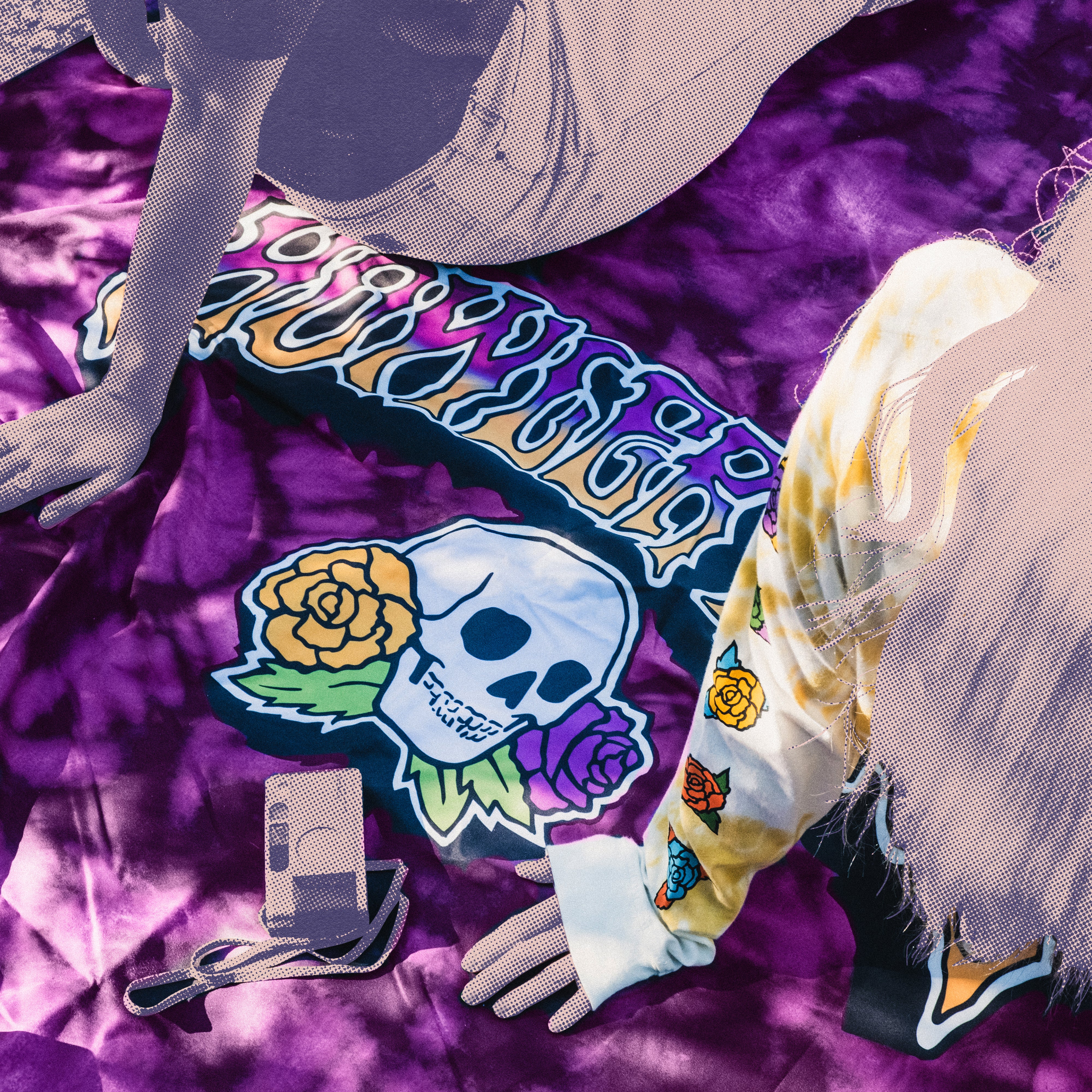 Skulls n' Begonias Festival Blanket