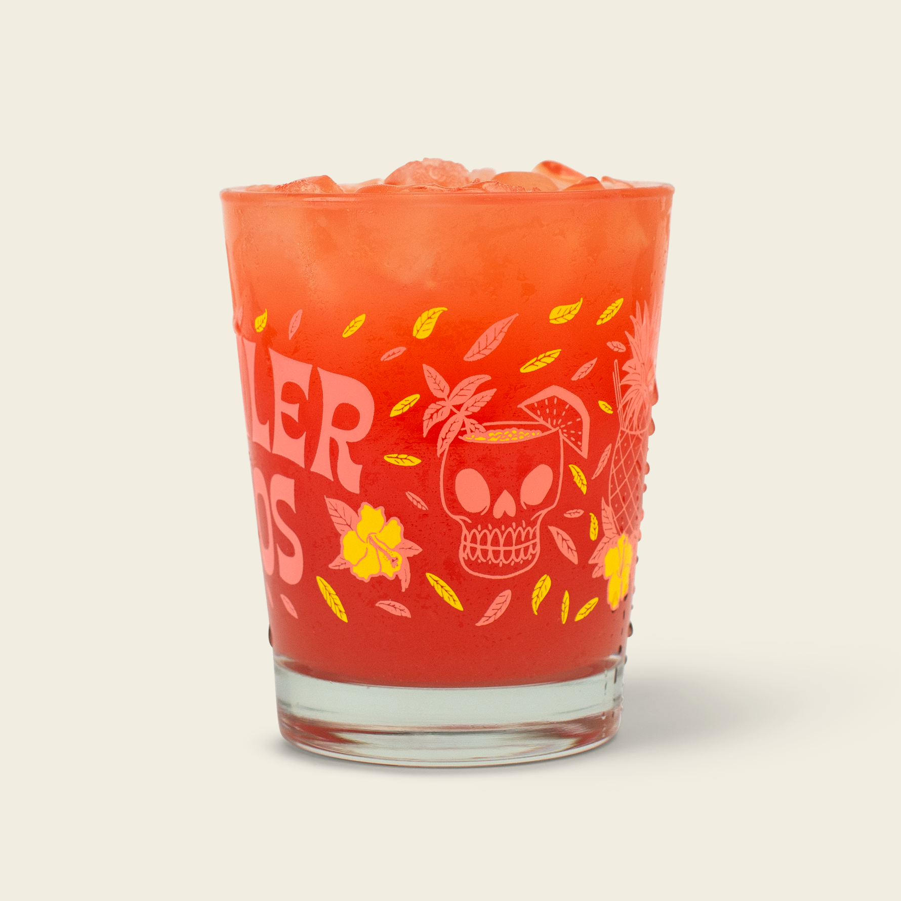 Tiki Time Glass