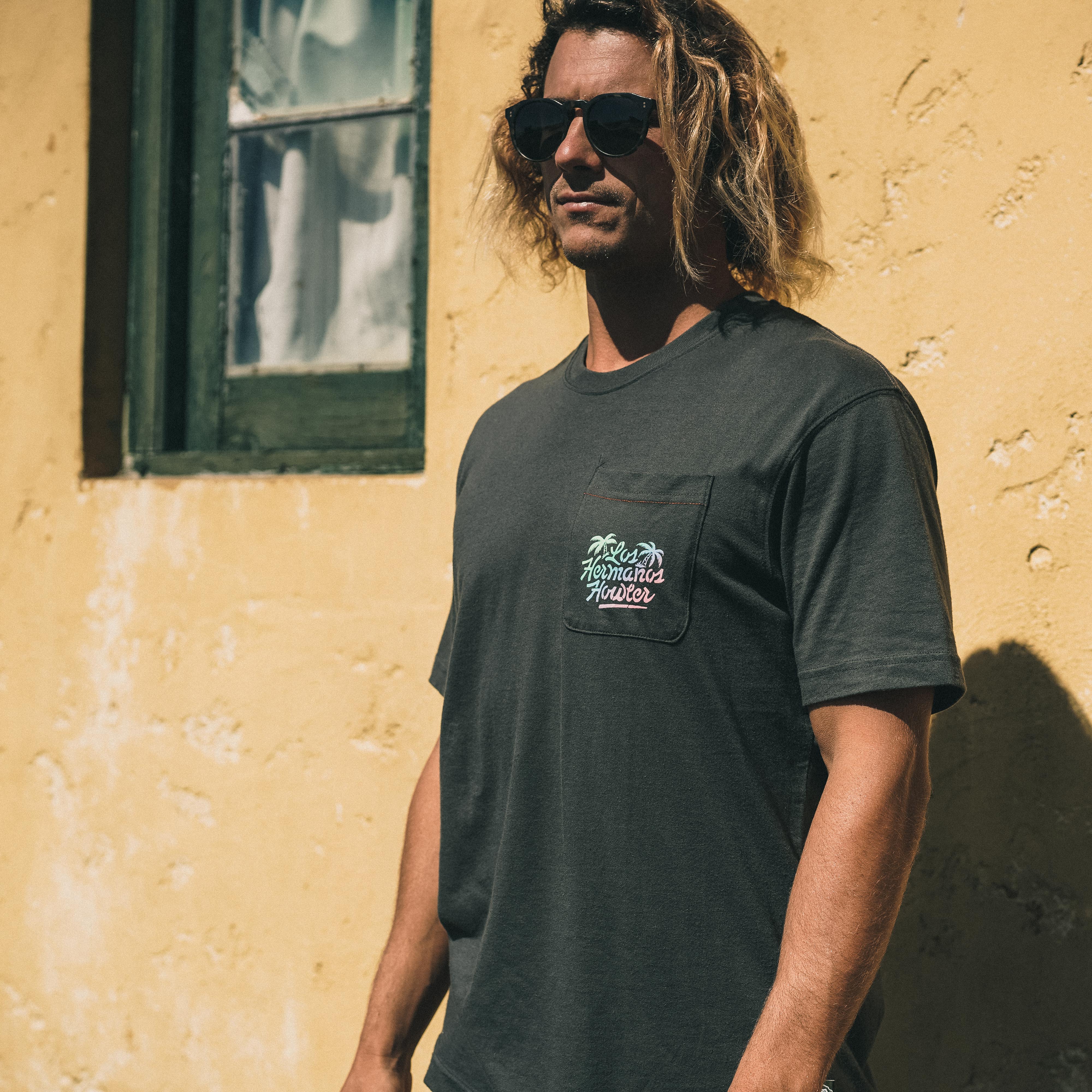 Los Hermanos Fade Pocket T-Shirt