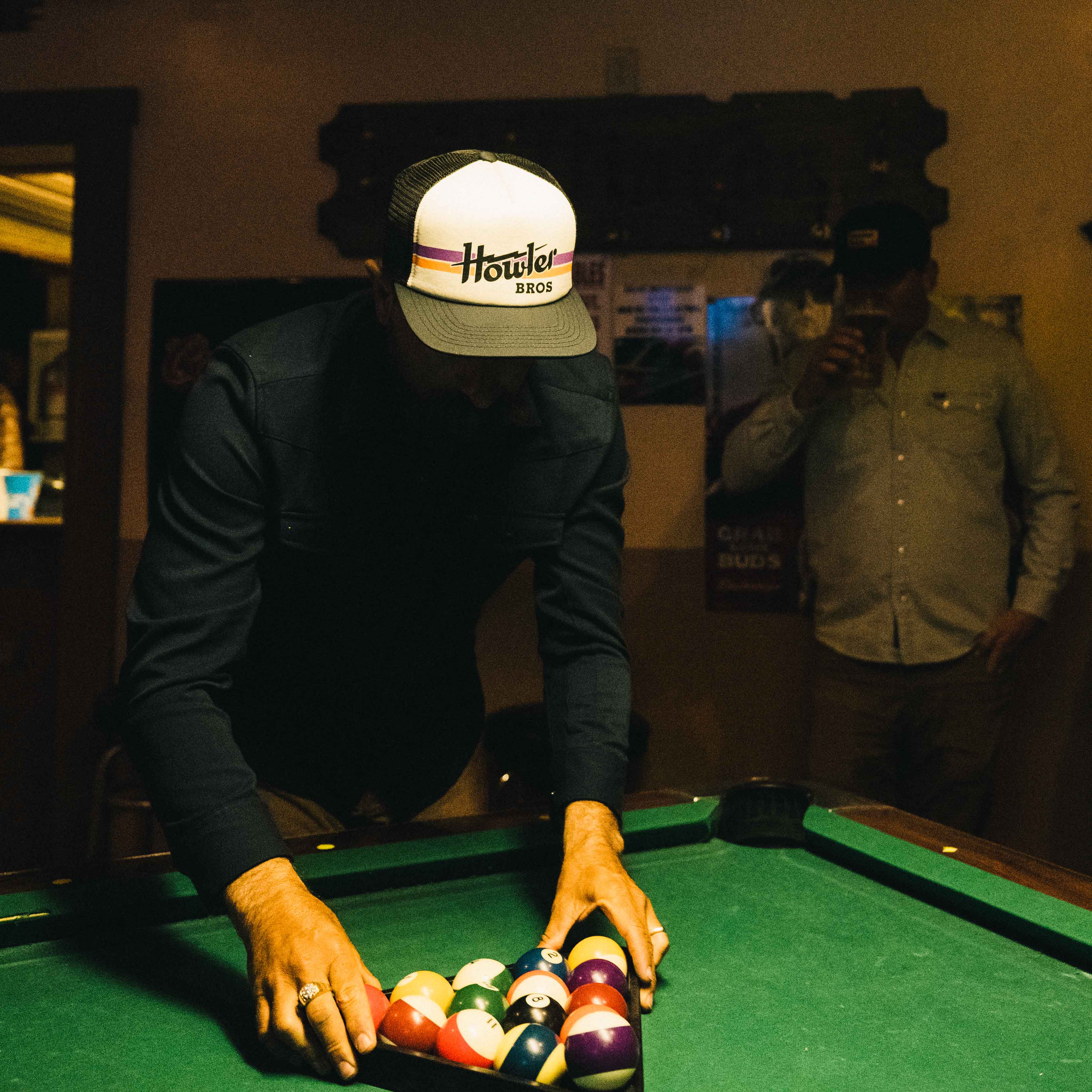 Howler Electric Stripe Snapback : Stone/ Black