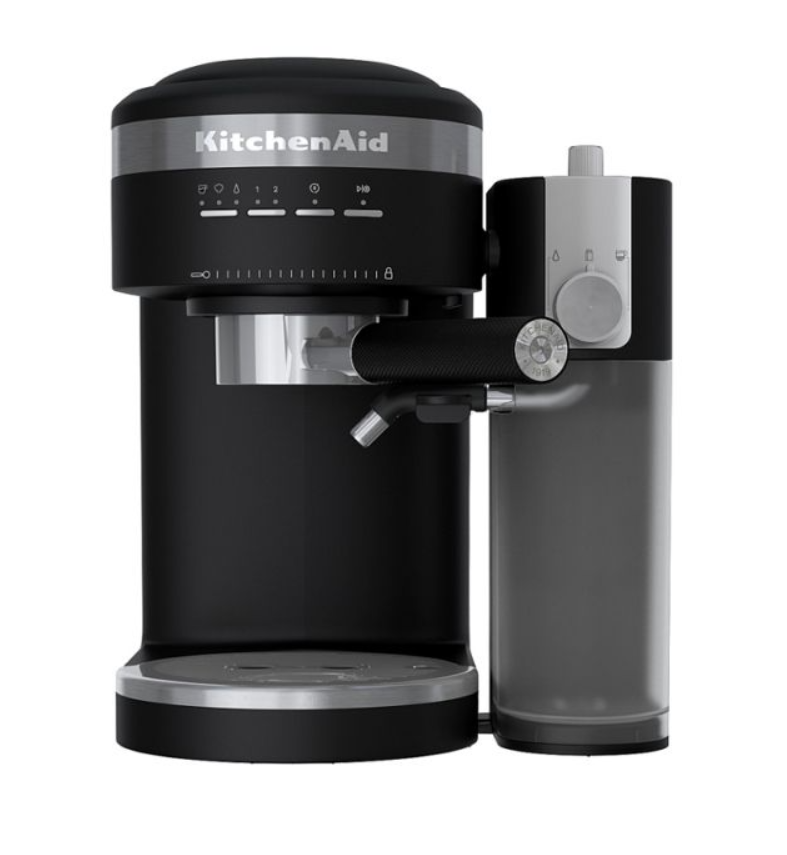 SemiAutomatic Espresso Machine and Automatic Milk Frother Attachment