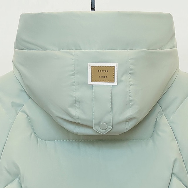 Women's Puffer Jacket Hiking Jacket Hiking Windbreaker Winter Outdoor Thermal Warm Windproof Outerwear Winter Jacket Full Length Visible Zipper Fishing Camping / Hiking / Caving Traveling