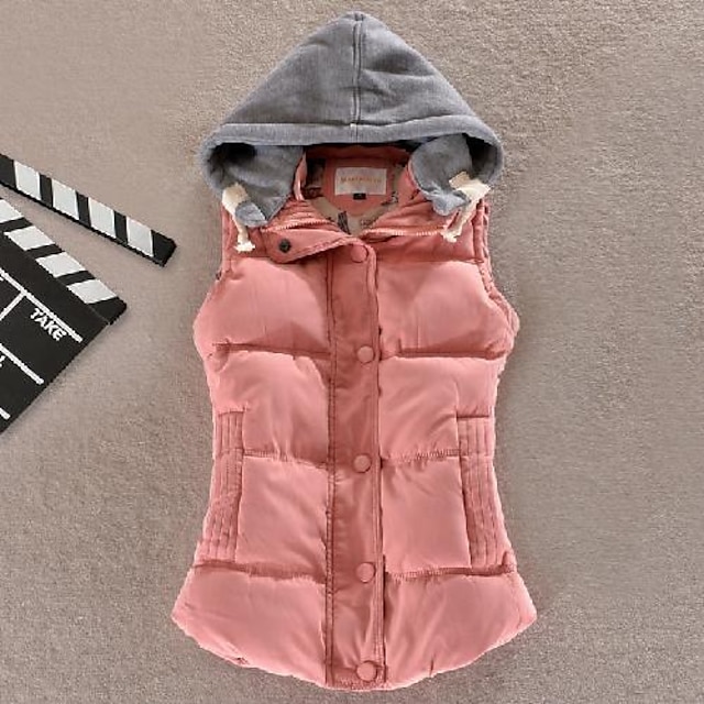 Women's Puffer Vest Winter Sleeveless Puffer Jacket Thermal Warm Parka