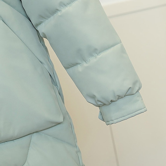 Women's Puffer Jacket Hiking Jacket Hiking Windbreaker Winter Outdoor Thermal Warm Windproof Outerwear Winter Jacket Full Length Visible Zipper Fishing Camping / Hiking / Caving Traveling