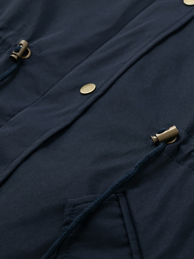 Women's Winter Jacket Parka Hoodie Jacket Windproof Warm Outdoor Street Daily Winter Fall Long Coat Regular Fit Streetwear Casual Jacket Long Sleeve