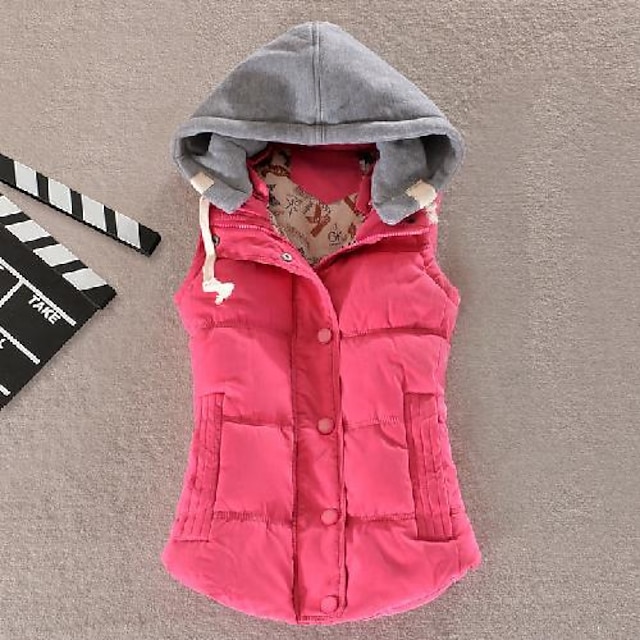 Women's Puffer Vest Winter Sleeveless Puffer Jacket Thermal Warm Parka