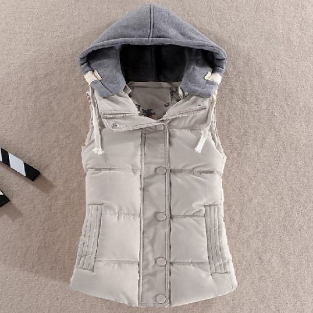 Women's Puffer Vest Winter Sleeveless Puffer Jacket Thermal Warm Parka