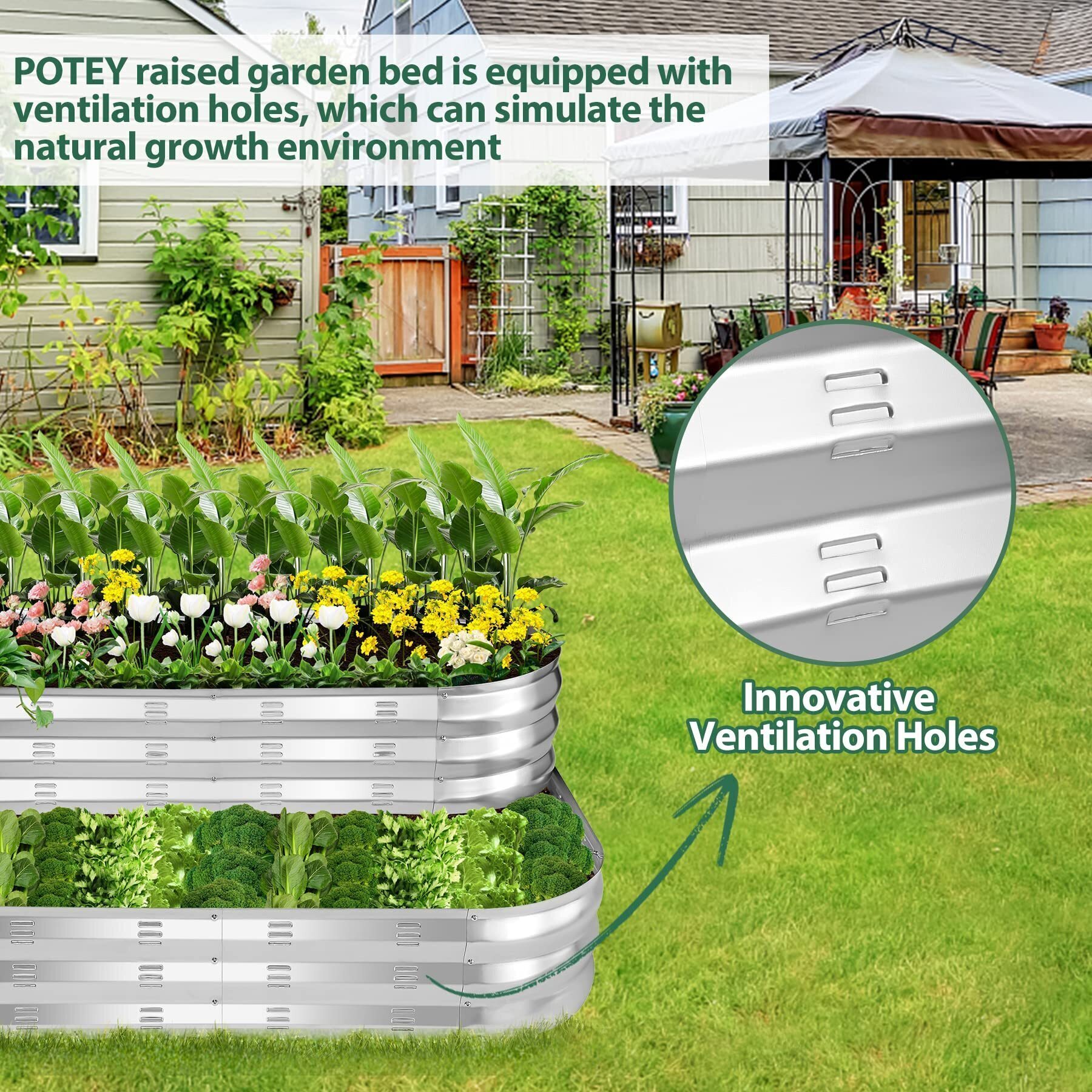 2Tier Raised Garden Beds Kit