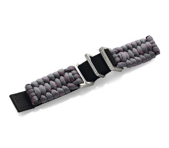 Grey paracord strap with buckle