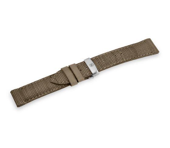 Brown leather strap with buckle