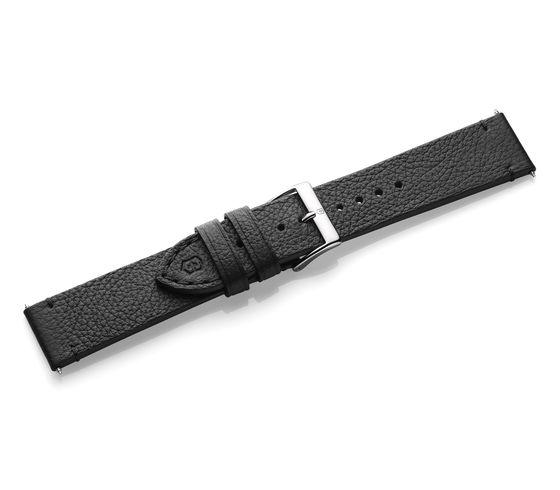 Black leather strap with buckle